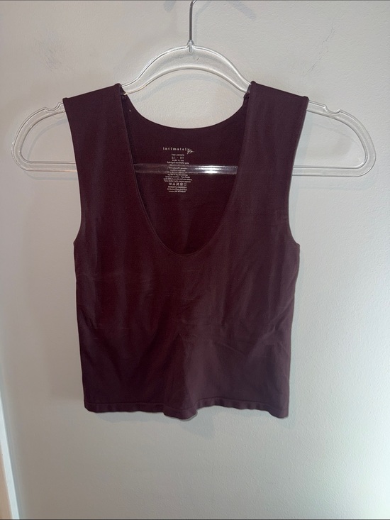 Free People Tops - Free People Scoop Neck Crop Tank - Plum